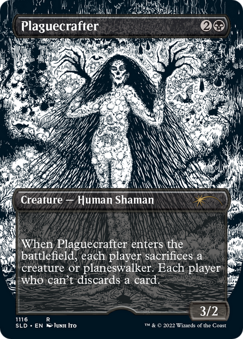 Plaguecrafter (Borderless) (SLD-1116) - Secret Lair Drop (Borderless)