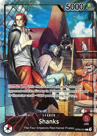 Shanks (2025 PSA Magazine Promo) (OP09-001) - One Piece Promotion Cards Foil