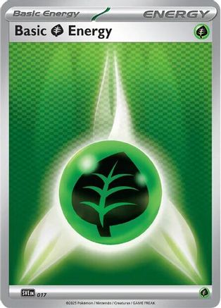 Basic Grass Energy 017  SVE Scarlet & Violet Energies - Common