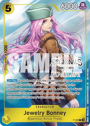 Jewelry Bonney (Offline Regional Finalist Card Set 2025 Vol.2) (P-085) - One Piece Promotion Cards Foil