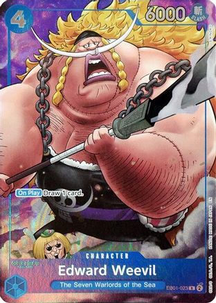 Edward Weevil (Seven Warlords of the Sea Binder Set) (EB01-023) - One Piece Promotion Cards Foil