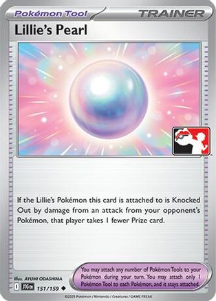 Lillie’s Pearl 151  - Holofoil Prize Pack Series Cards - Uncommon