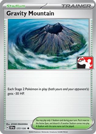 Gravity Mountain 177  - Holofoil Prize Pack Series Cards - Uncommon