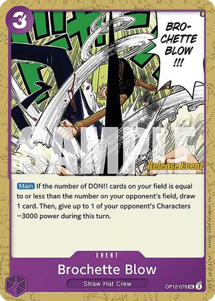 Brochette Blow (OP12-078) - Legacy of the Master Release Event Cards