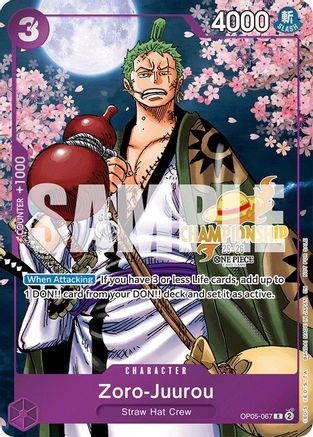 Zoro-Juurou (CS 25-26 Event Pack) (OP05-067) - One Piece Promotion Cards Foil