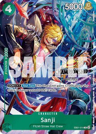Sanji (CS 25-26 Celebration Pack) (EB01-014) - One Piece Promotion Cards Foil