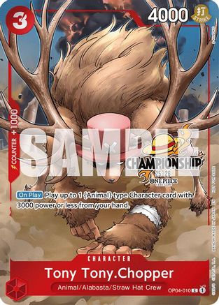 Tony Tony.Chopper (CS 25-26 Celebration Pack) (OP04-010) - One Piece Promotion Cards Foil