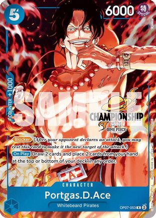 Portgas.D.Ace (CS 25-26 Celebration Pack) (OP07-053) - One Piece Promotion Cards Foil