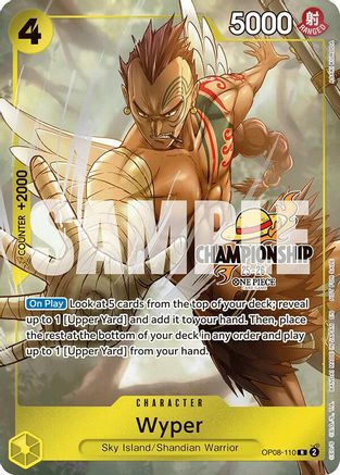 Wyper (CS 25-26 Celebration Pack) (OP08-110) - One Piece Promotion Cards Foil