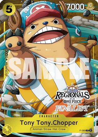 Tony Tony.Chopper (Online Regional Finalist Card Set 2025 Vol.2) (P-089) - One Piece Promotion Cards Foil