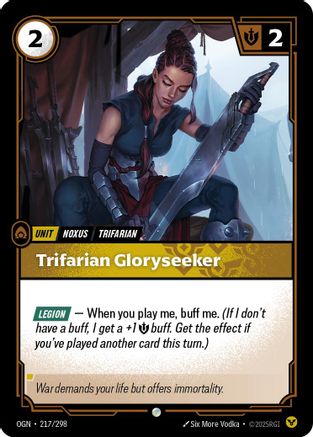 Trifarian Gloryseeker (217/298) - Origins