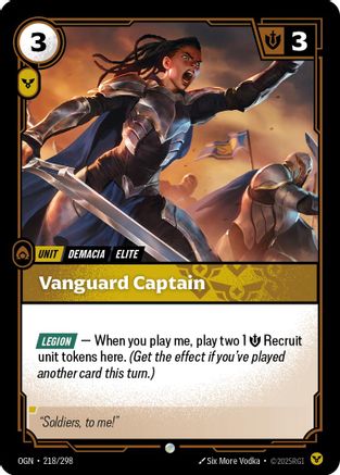 Vanguard Captain (218/298) - Origins