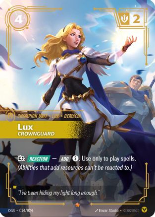 Lux - Crownguard (014/024) - Origins Proving Grounds