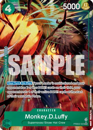 Monkey.D.Luffy - PRB02-005 (Alternate Art) (PRB02-005) - Premium Booster -The Best- Vol. 2 Foil