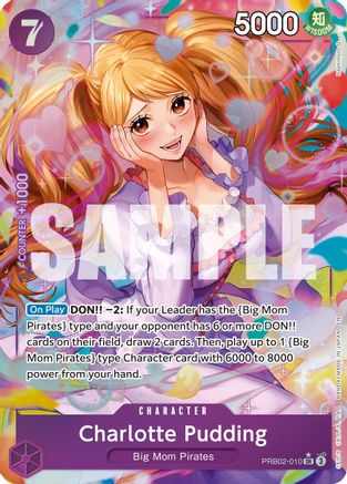 Charlotte Pudding - PRB02-010 (Alternate Art) (PRB02-010) - Premium Booster -The Best- Vol. 2 Foil