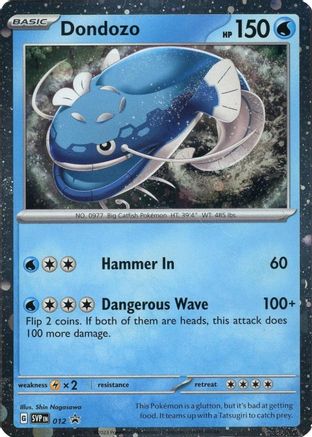 Dondozo 012  - Holofoil SV Scarlet & Violet Promo Cards - Promo