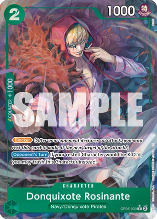 Donquixote Rosinante (Alternate Art) (OP05-030) - Premium Booster -The Best- Vol. 2 Foil