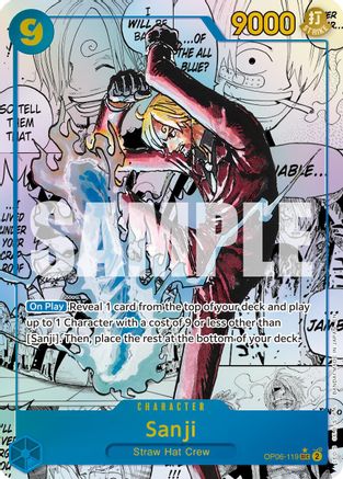 Sanji (Manga) (OP06-119) - Premium Booster -The Best- Vol. 2 Foil