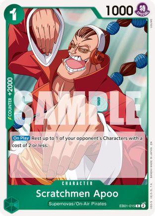 Scratchmen Apoo - EB01-015 (Reprint) (EB01-015) - Premium Booster -The Best- Vol. 2 Foil
