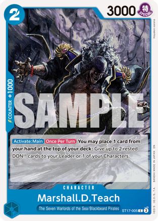 Marshall.D.Teach - ST17-005 (ST17-005) - Premium Booster -The Best- Vol. 2