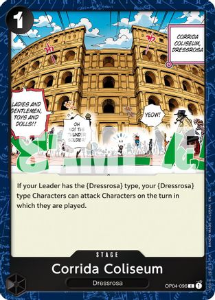 Corrida Coliseum (Pirate Foil) (OP04-096) - Premium Booster -The Best- Vol. 2 Foil