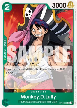 Monkey.D.Luffy - ST16-005 (Reprint) (ST16-005) - Premium Booster -The Best- Vol. 2