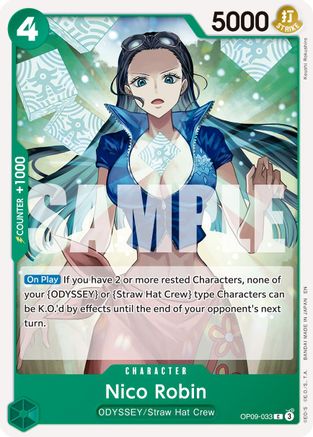 Nico Robin - OP09-033 (Reprint) (OP09-033) - Premium Booster -The Best- Vol. 2
