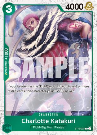 Charlotte Katakuri (Pirate Foil) (ST16-003) - Premium Booster -The Best- Vol. 2 Foil