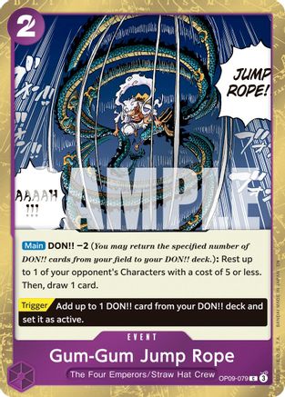 Gum-Gum Jump Rope (Pirate Foil) (OP09-079) - Premium Booster -The Best- Vol. 2 Foil