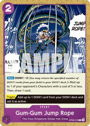 Gum-Gum Jump Rope (Reprint) (OP09-079) - Premium Booster -The Best- Vol. 2