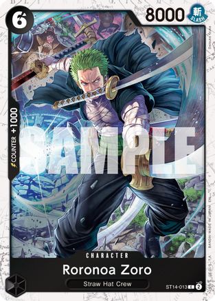 Roronoa Zoro - ST14-013 (Pirate Foil) (ST14-013) - Premium Booster -The Best- Vol. 2 Foil