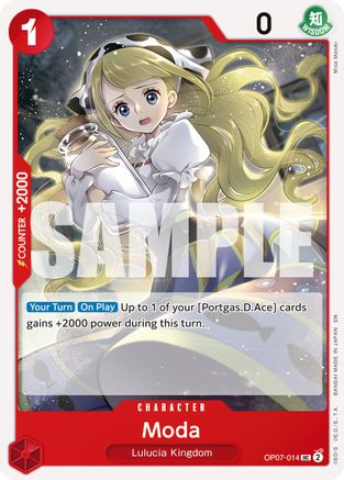 Moda (Reprint) (OP07-014) - Premium Booster -The Best- Vol. 2