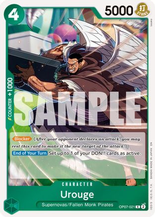 Urouge (Reprint) (OP07-021) - Premium Booster -The Best- Vol. 2 Foil