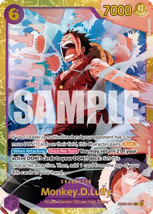 Monkey.D.Luffy - EB02-061 (Reprint) (EB02-061) - Premium Booster -The Best- Vol. 2 Foil