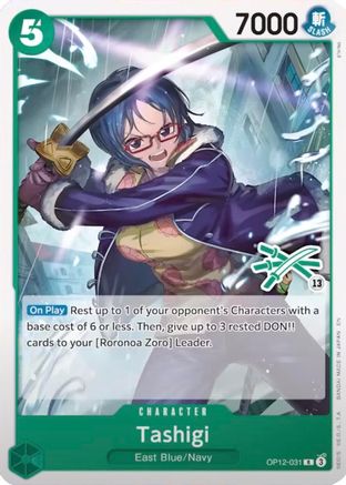 Tashigi (Zoro Deck) (OP12-031) - Learn Together Deck Set
