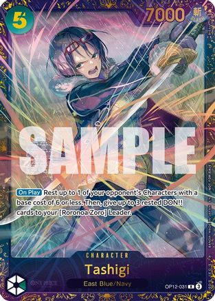 Tashigi (Treasure Cup 2025) (OP12-031) - One Piece Promotion Cards Foil