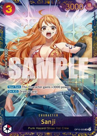 Sanji (Treasure Cup 2025) (OP10-005) - One Piece Promotion Cards Foil