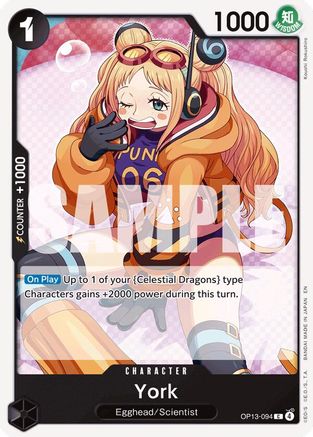 York (OP13-094) - Carrying On His Will