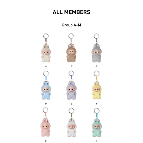 Pop Mart The Monsters Labubu Pin for Love Series Vinyl Plush Pendant (A-M)