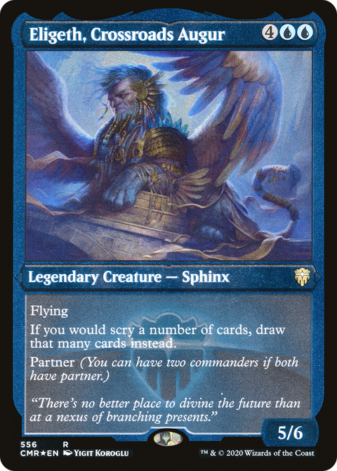 Eligeth, Crossroads Augur (Foil Etched) (CMR-556) - Commander Legends Etched Foil