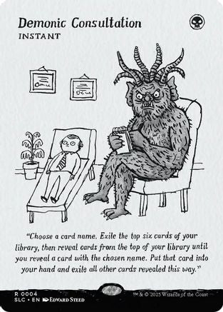 Demonic Consultation (SLC-004) - Secret Lair Countdown Kit