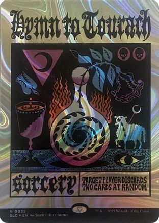 Hymn to Tourach (Halo Foil) (SLC-035) - Secret Lair Countdown Kit Foil