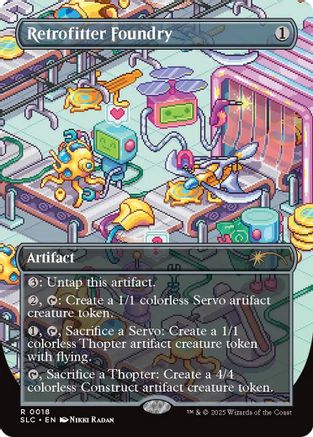 Retrofitter Foundry (SLC-018) - Secret Lair Countdown Kit Foil