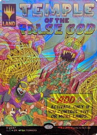 Temple of the False God (Halo Foil) (SLC-047) - Secret Lair Countdown Kit Foil