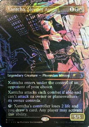 Xantcha, Sleeper Agent (Halo Foil) (SLC-051) - Secret Lair Countdown Kit Foil