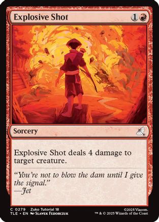 Explosive Shot (0279) (TLE-279) - Avatar: The Last Airbender: Eternal-Legal