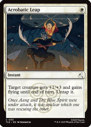 Acrobatic Leap (TLE-151) - Avatar: The Last Airbender: Eternal-Legal Foil