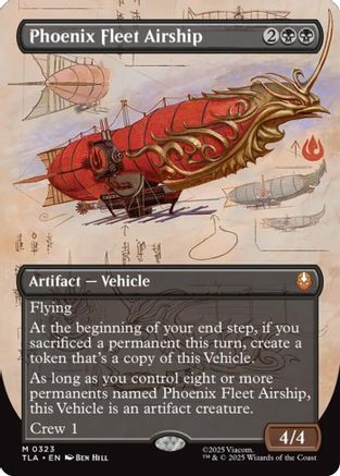 Phoenix Fleet Airship (Borderless) (TLA-323) - Avatar: The Last Airbender Foil