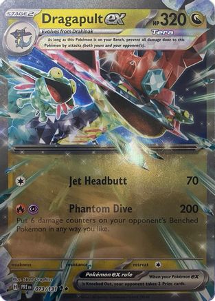 Dragapult ex 073/131  - Holofoil Jumbo Cards - Double Rare
