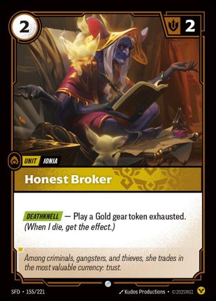 Honest Broker (155/221) - Spiritforged